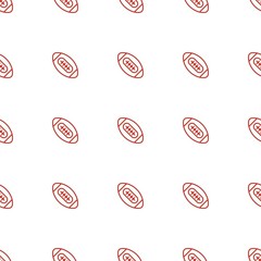 american football icon pattern seamless white background