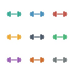 Obraz premium barbell icon white background