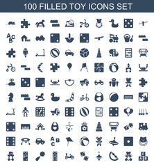 100 toy icons