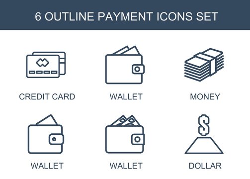 6 payment icons