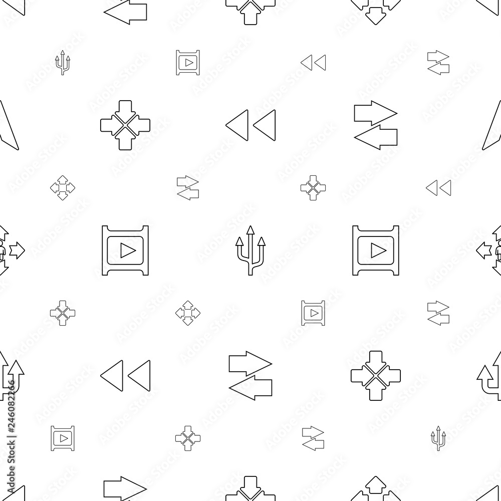 Poster next icons pattern seamless white background