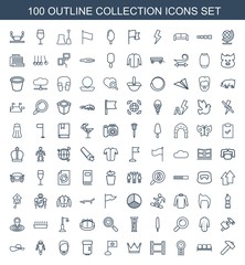 100 collection icons