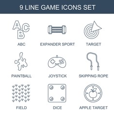 9 game icons