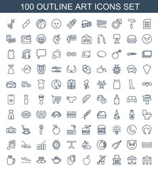 100 art icons
