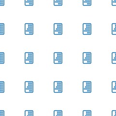 abacus icon pattern seamless white background
