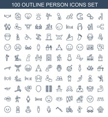 100 person icons