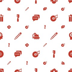 pictograph icons pattern seamless white background