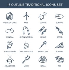 Fototapeta premium traditional icons