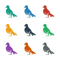 dove icon white background