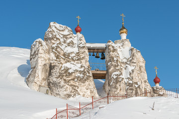 Chalk mountains hidden under the snow 4. Winter tale and snowy expanses