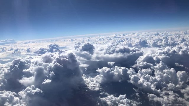 Flying through clouds