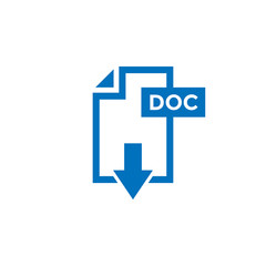 Fototapeta premium Document download icon graphic design template vector