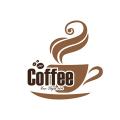 vector coffee logo