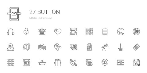 Fototapeta na wymiar button icons set