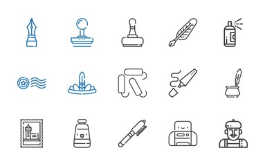 ink icons set