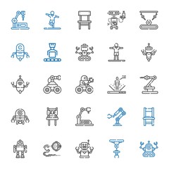 arm icons set