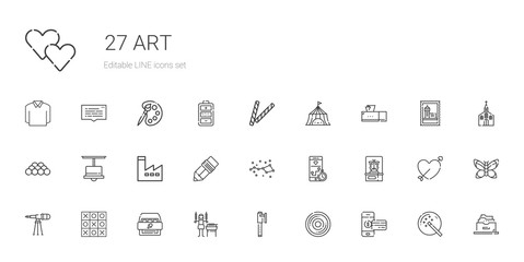 art icons set