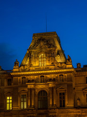 Fototapeta na wymiar The Louvre in Paris France