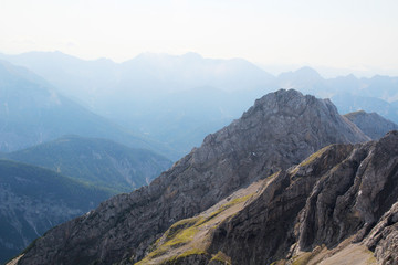 Obraz premium The top of Karwendel, Mittenwald, Germany