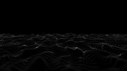 Particles wave background