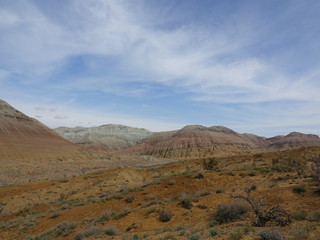 Fototapeta na wymiar Цветные гора Актау в Казахстане.