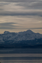 Sonnenaufgang über dem Bodensee
