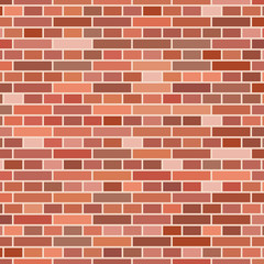 Red brick wall background