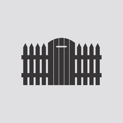 Fence icon.Vector illustration.