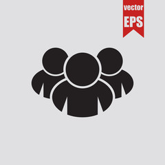 Group of people icon.Vector illustration.
