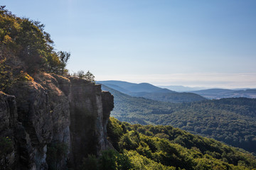 Sandstone rock formation Hohenstein in Germany