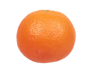 Fresh orange tangerine, raw citrus fruit isolated