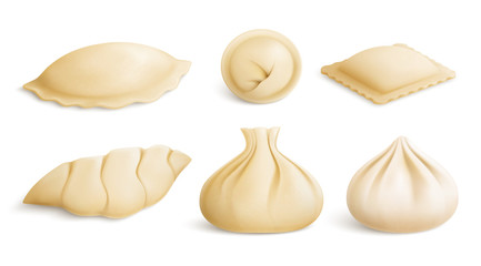 National Dishes From Meat And Dough