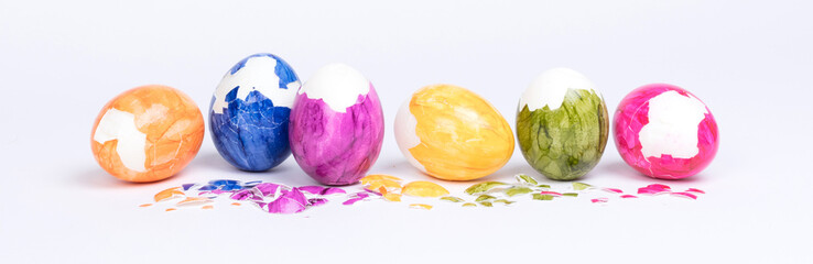 Painted eggs, easter