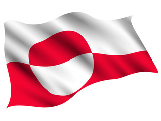 グリーンランド　 国　旗　アイコン 