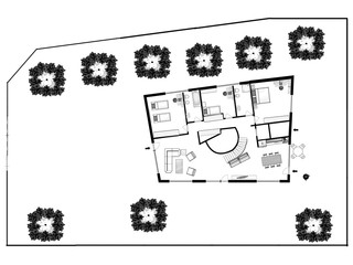 Obraz premium 2d floor plan