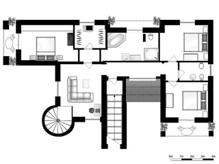 2d floor plan