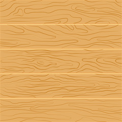 Five wooden boards in flat design