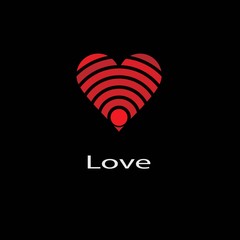 love vector logo, and valentine days