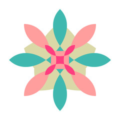 Abstract Floral Vector Decoration