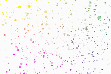 confetti flicker color gradient white background