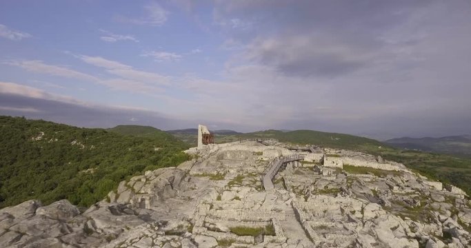 Perperikon is a great sanctuary of 8,000 years ago during the Stone Age, monuments of antiquity and a medieval fortress. It is in Bulgaria in the Eastern Rhodopes.