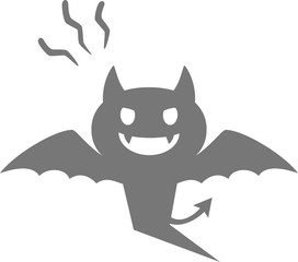 悪魔のシルエット