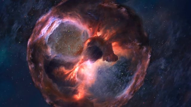 Animated star forming region in Cygnus the Swan