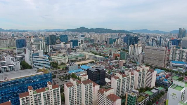 Seoul apartment landscape, soeng dong gu