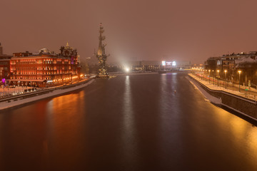 Obraz premium Denkmal Peter der Große (Moskau)