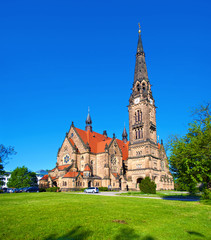 Fototapeta na wymiar Image of Saint Martin church in Neustadt