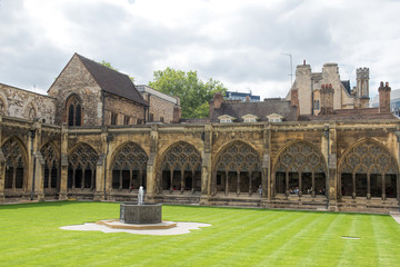 Westminster abbey in London