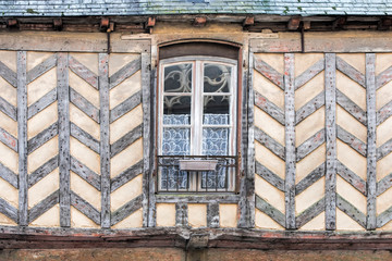 old half-timbered house