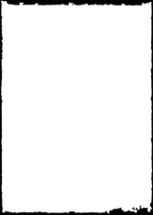 Darkroom Decorative Black and White Photo Frame. Type Text Inside, Use as Overlay or for Layer Mask.