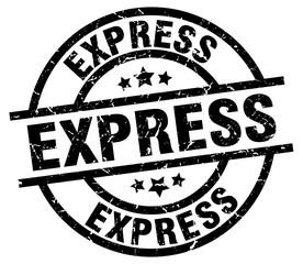 express round grunge black stamp